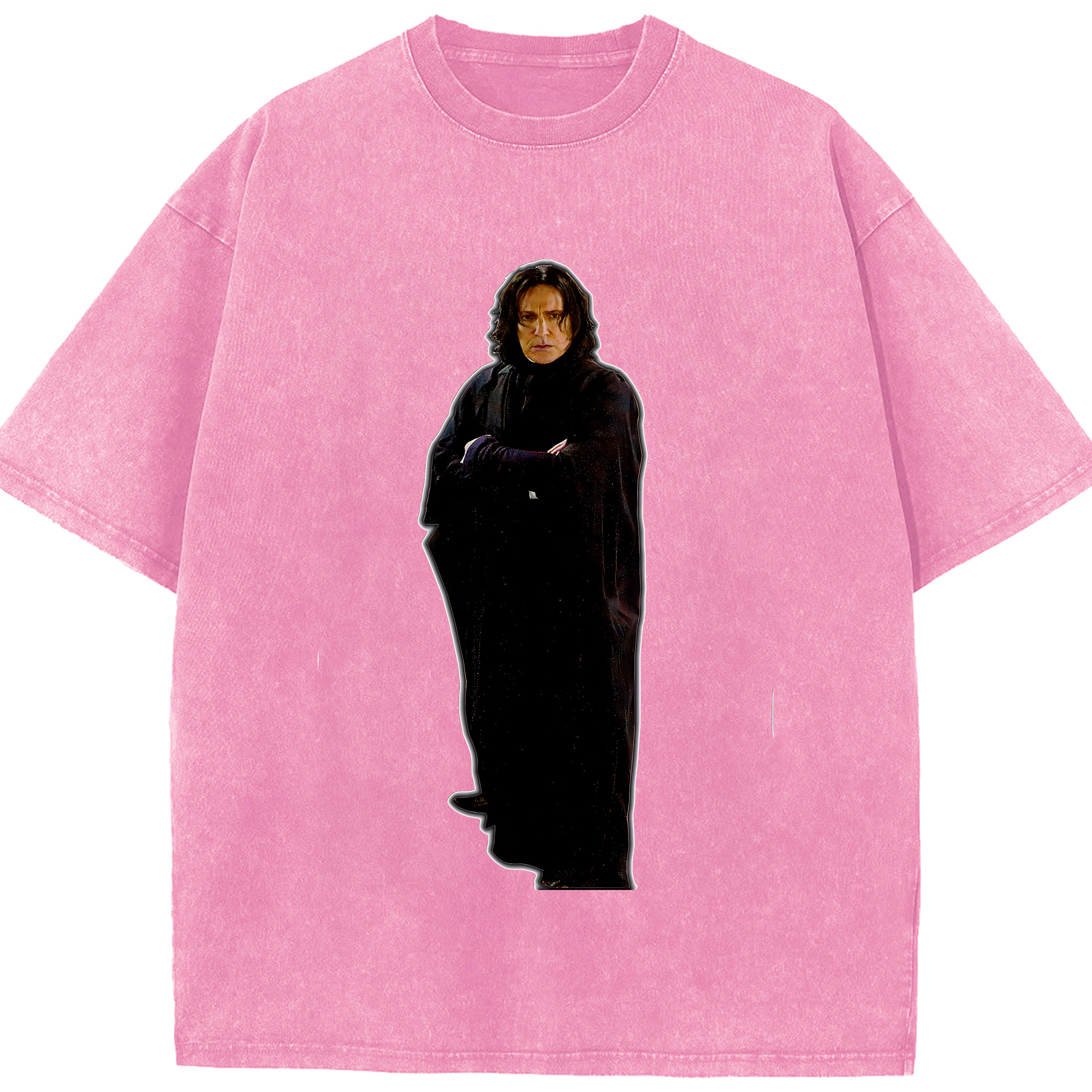 （画像用） Harry Potter ハリー・ポッターシリーズ 綿100% ヴィンテージ風 半袖Tシャツ（フロントプリント）